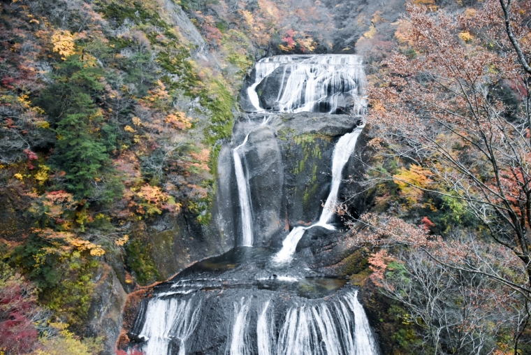 茨城県北の奥久慈地方を代表する観光地「袋田の滝」